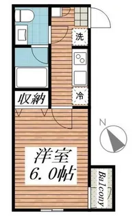 chouchou阿佐ヶ谷A棟【1階】の間取り