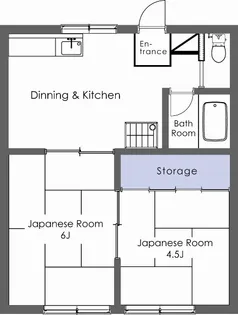 和泉ハイツ【1階】の間取り