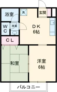シティシャトレ峰【1階】の間取り