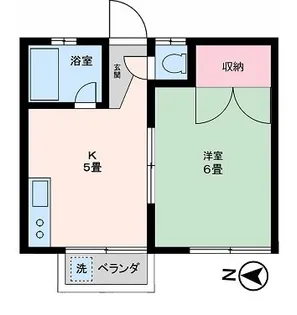 メゾンなつめ【2階】の間取り