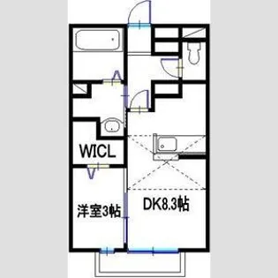 アーバンプラザ【1階】の間取り