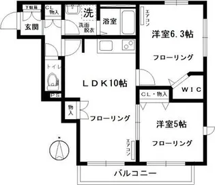 GRASSPARK【2階】の間取り