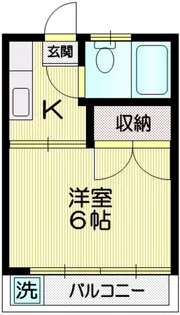 コーポ善福寺【1階】の間取り