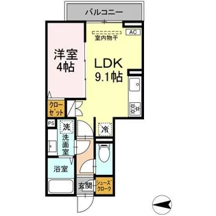 セレスティア西寺尾 I【3階】の間取り