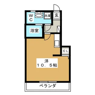 レジデンス碑文谷【1階】の間取り