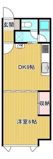 エルティアコーポ【1階】の間取り