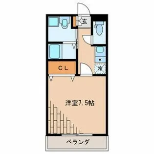 ブランドール【3階】の間取り