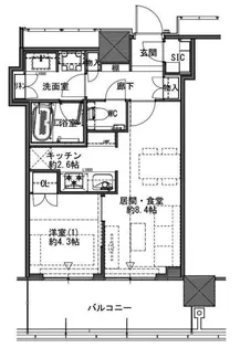 MID TOWER GRAND【11階】の間取り