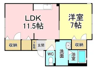 アコール I棟【1階】の間取り