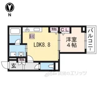 ShaMaisonVelo【1階】の間取り