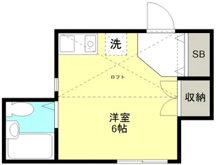 コーポヴィオレ【1階】の間取り