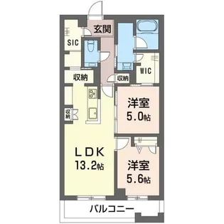 アウトリガー【2階】の間取り