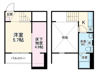 IRIS Garden【1階】の間取り