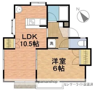 ソフィアアベニュー本八幡【1階】の間取り