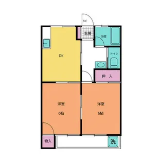 ルミエール【1階】の間取り