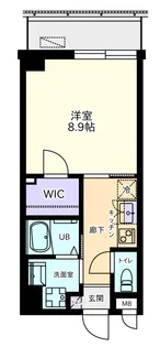 ライズプレイス横浜生麦【4階】の間取り