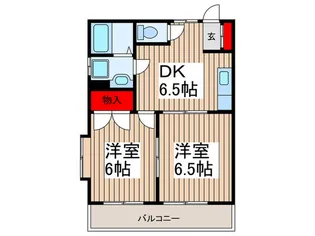 アーバンエクセル南浦和【2階】の間取り