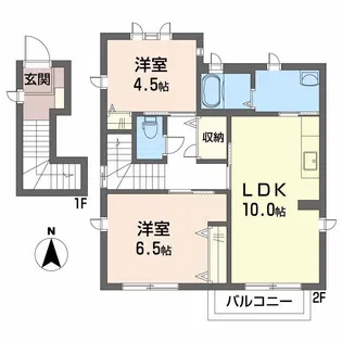 シャーメゾンサンシュユ【2階】の間取り