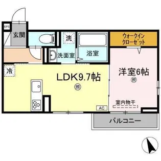 ノクターン I棟【3階】の間取り