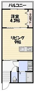 Lyk貝塚【2階】の間取り