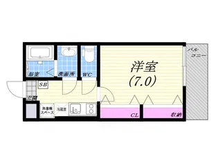 BRICK HOUSE【3階】の間取り