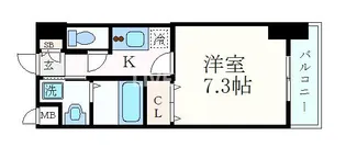 アジリア大曽根【4階】の間取り