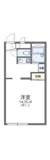 レオパレスベアコートエレガンス【2階】の間取り