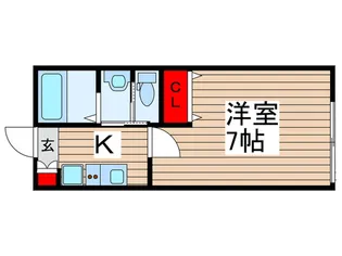 ジャルダン・ヴェール【1階】の間取り