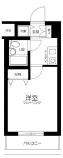 プラネット市ヶ谷【3階】の間取り