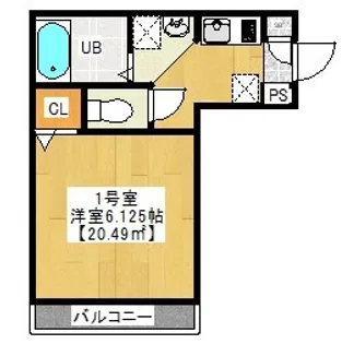 ドゥミエール・ソフィア【2階】の間取り