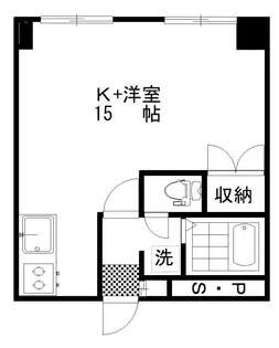 ロイヤルシティコート【8階】の間取り