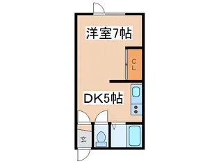 コーポオアシス【2階】の間取り