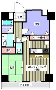 東京都板橋区板橋1【マンション】の間取り