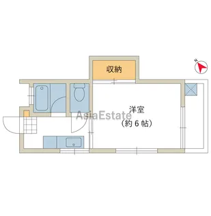 コーポ伊瀬知II【2階】の間取り