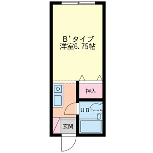 フレックスハイムII【2階】の間取り