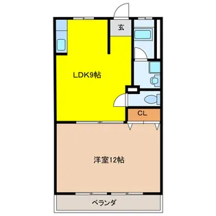岐阜県岐阜市市橋6【アパート】の間取り