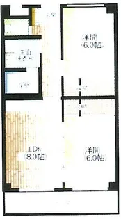 ロイヤルプラザゆたか弐番館【2階】の間取り