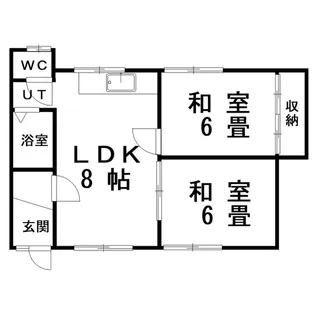 星が浦ガーデン【2階】の間取り