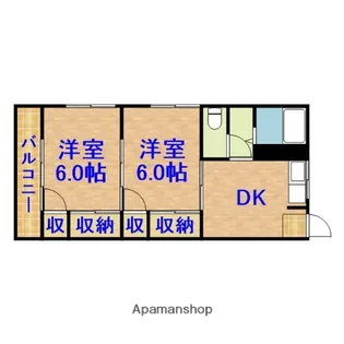 コーポシムラ【2階】の間取り