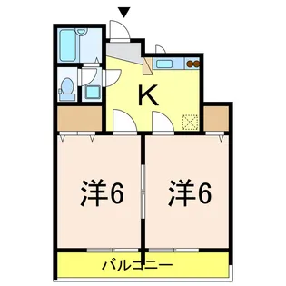 パークタウンハウスI【2階】の間取り