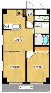 ピュアエルモア【1階】の間取り