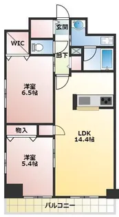 グランリベレ明石【7階】の間取り