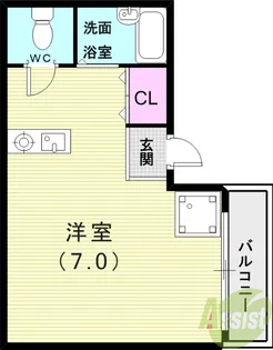 ルナ緑町【3階】の間取り