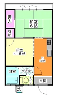 コーポ森田【2階】の間取り