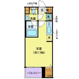 クレヴィスタ品川西大井【1階】の間取り