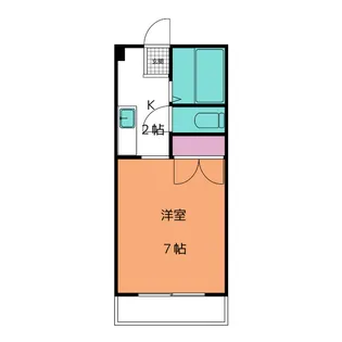 マンションジョワ【1階】の間取り