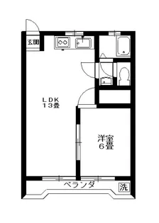 サンライズ中央【2階】の間取り