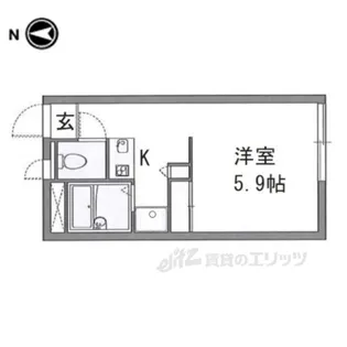 レオパレスタカラ【1階】の間取り