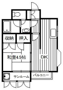 リエールハイム【2階】の間取り