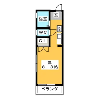 パストラル小鹿【2階】の間取り
